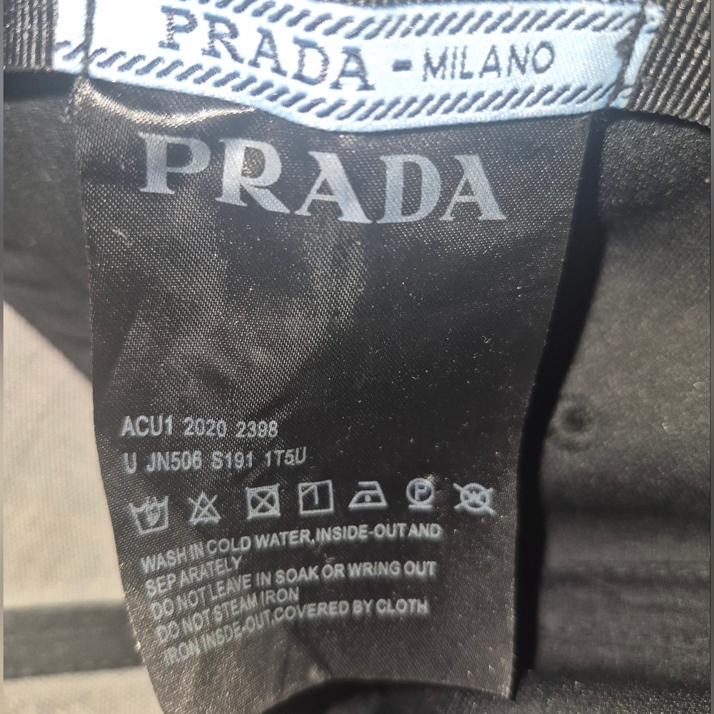 Prada Black Hat Luxurious Accessory Adjustable !